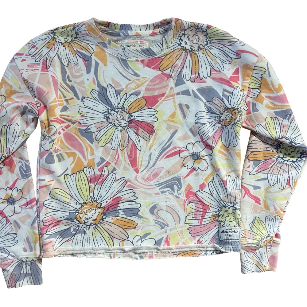 Abercrombie Kids Floral Fleece Top